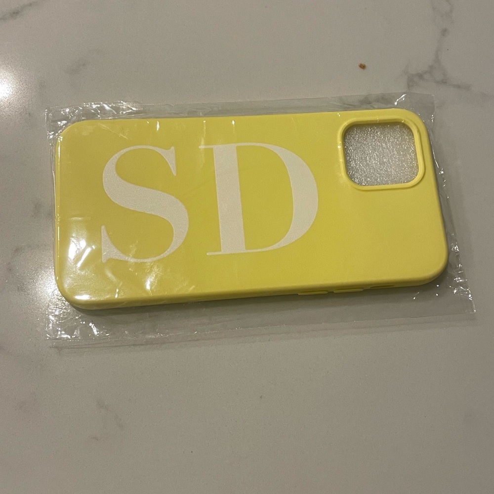 Monogrammed iPhone 12 case—Never been used or opened!